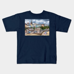Tenby Sailing Club And Boats Kids T-Shirt